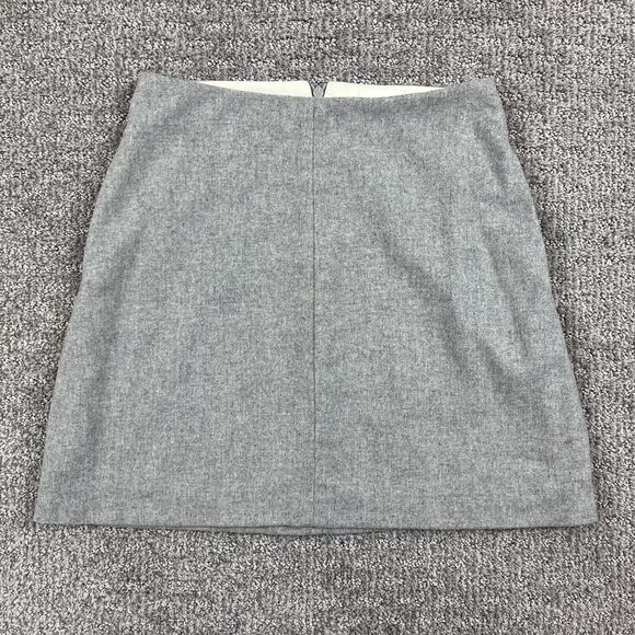 Wilfred Skirt Womens 2 Gray A-Line Mini Wool Cashmere Italian Fabric Aritzia - Picture 1 of 8